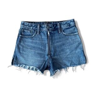 Abercrombie & Fitch Annie High Rise Denim Short